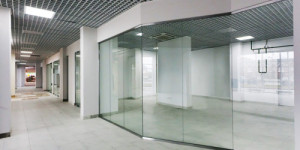 Стеклянные перегородки — Цельностеклянные перегородки — фото